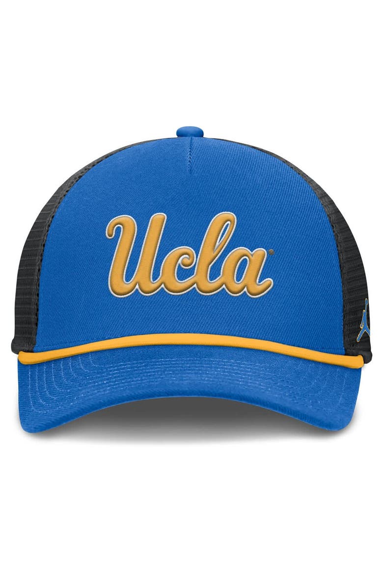 Men's Jordan Brand Blue UCLA Bruins Rise Primetime Trucker Adjustable Hat, Alternate, color, Blue