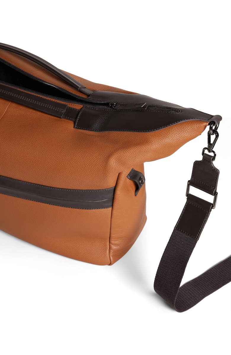 Ted Baker London Kaisel Leather Holdall Bag, Alternate, color,