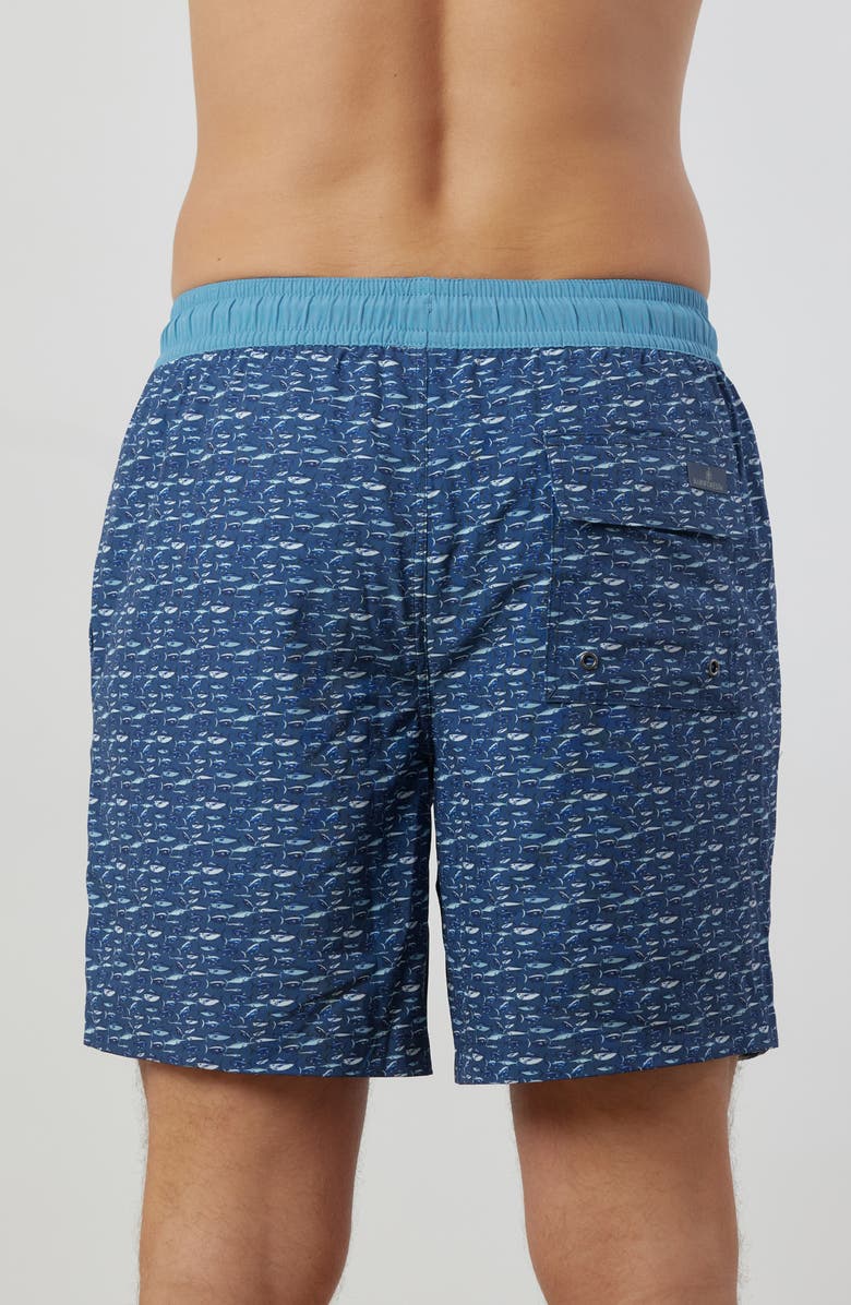 Rainforest Pool Of Fish Swim Trunks, Alternate, color, 