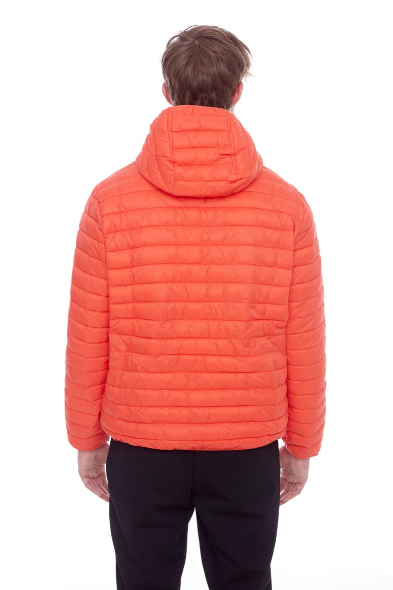 YOHO MEN'S - Vegan Down Lightweight Packable Puffer Jacket & Bag, Alternate, color, TANGERINE