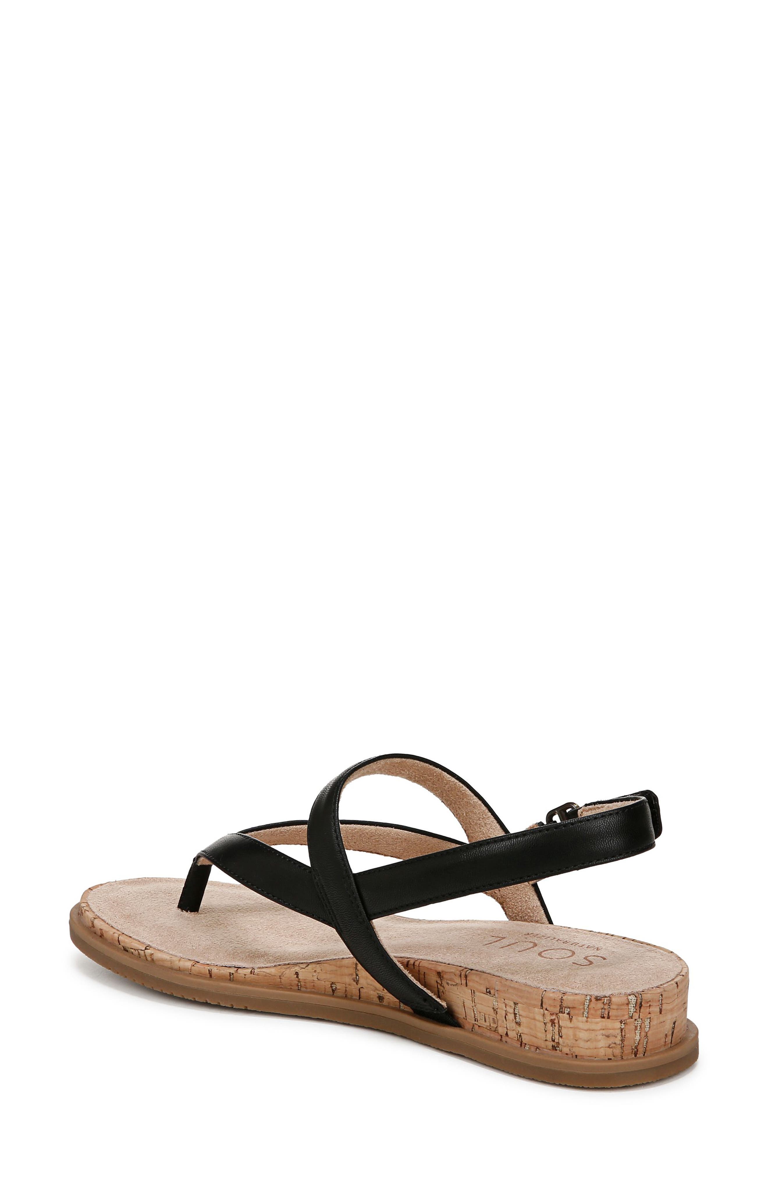 SOUL NATURALIZER Carolyn Slingback Sandal, Alternate, color, Black Faux Leather
