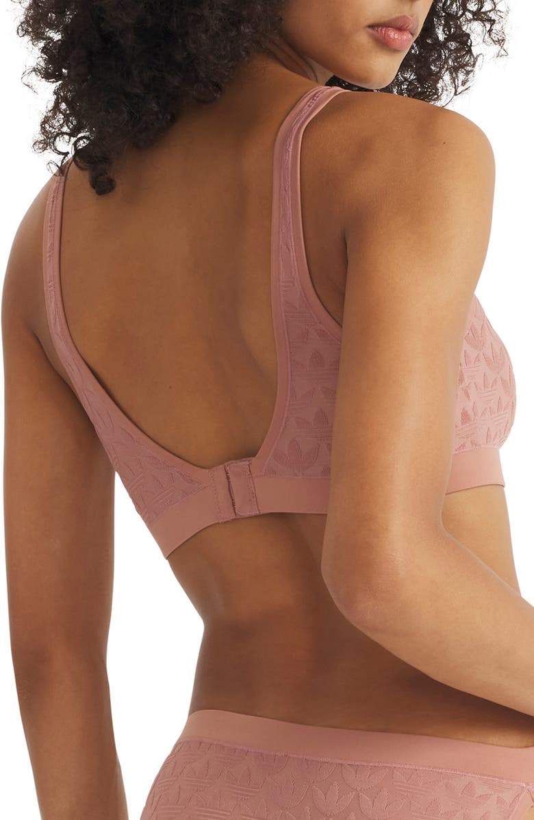 adidas Originals Microterrot Monogram Comfort Scoop Bralette, Alternate, color, 