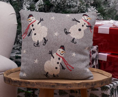 C & F Home C&f Home Snowman Christmas Throw Pillow, 12" X 12" In Gray