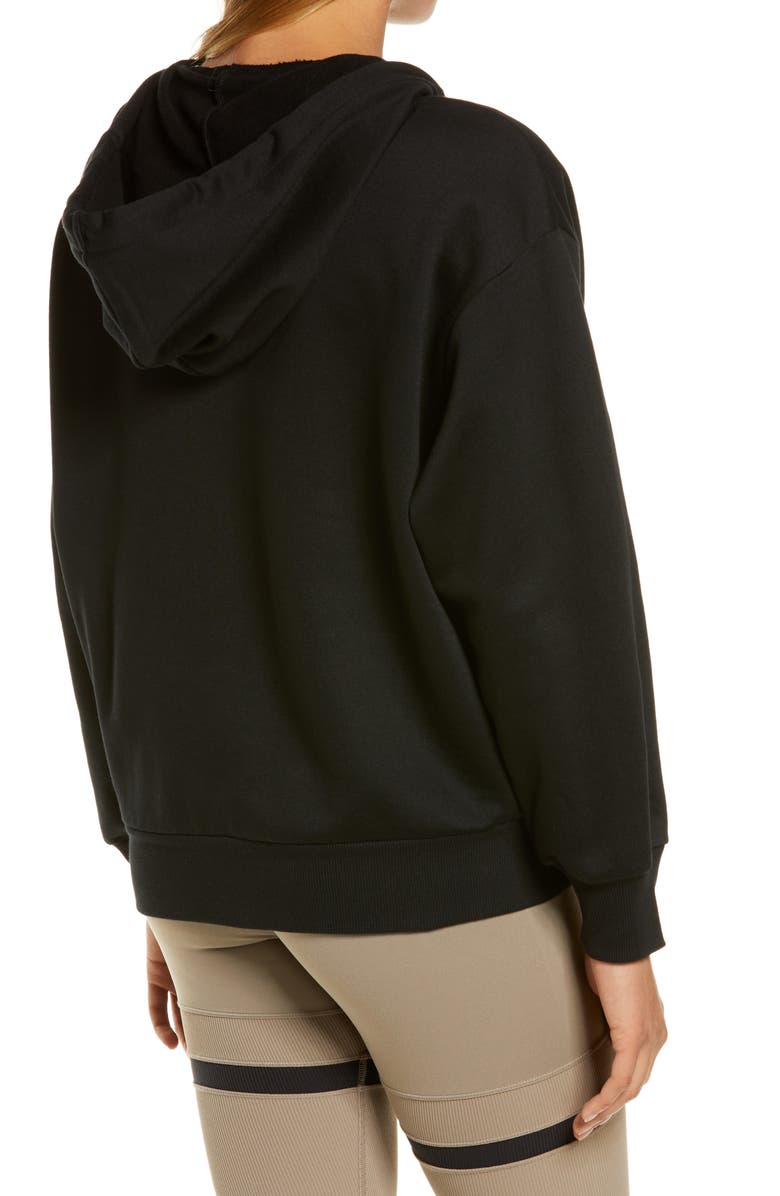 Alo Hype Full Zip Hoodie, Alternate, color, 