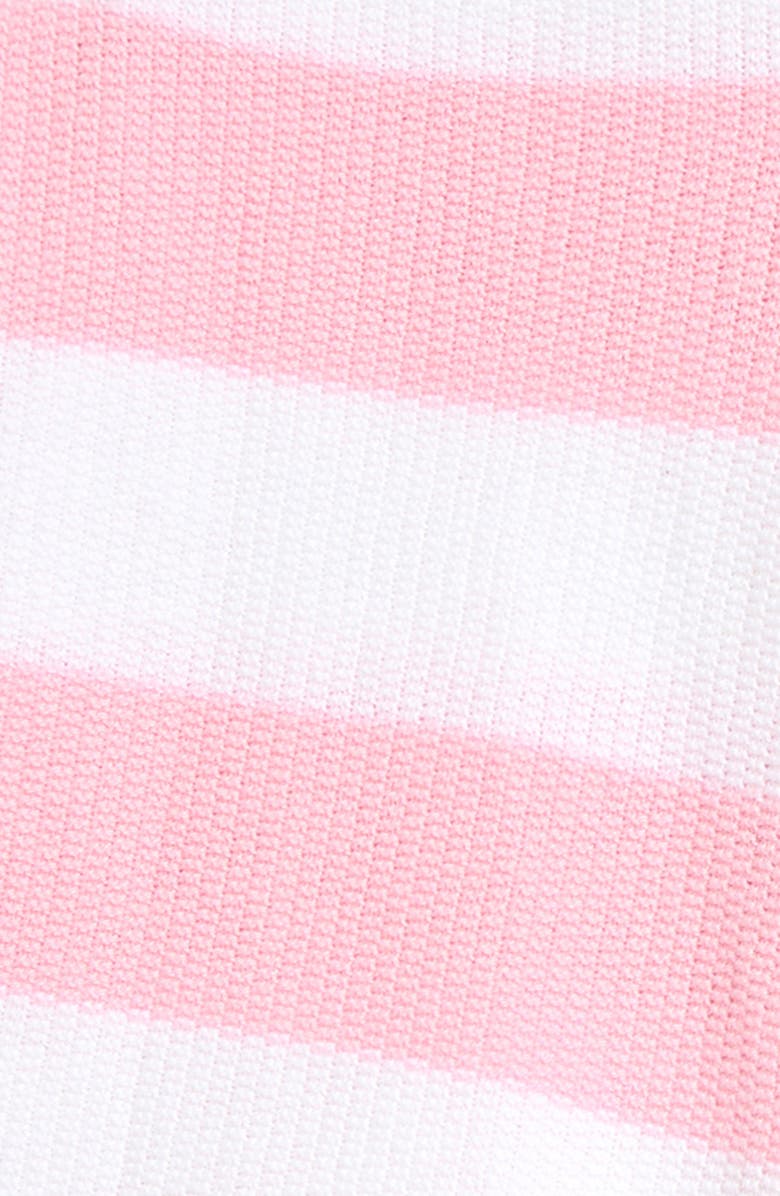 Tucker + Tate Stripe Shoulder Tie Cotton Sweater Romper, Alternate, color, Pink Romance Greta Stripe