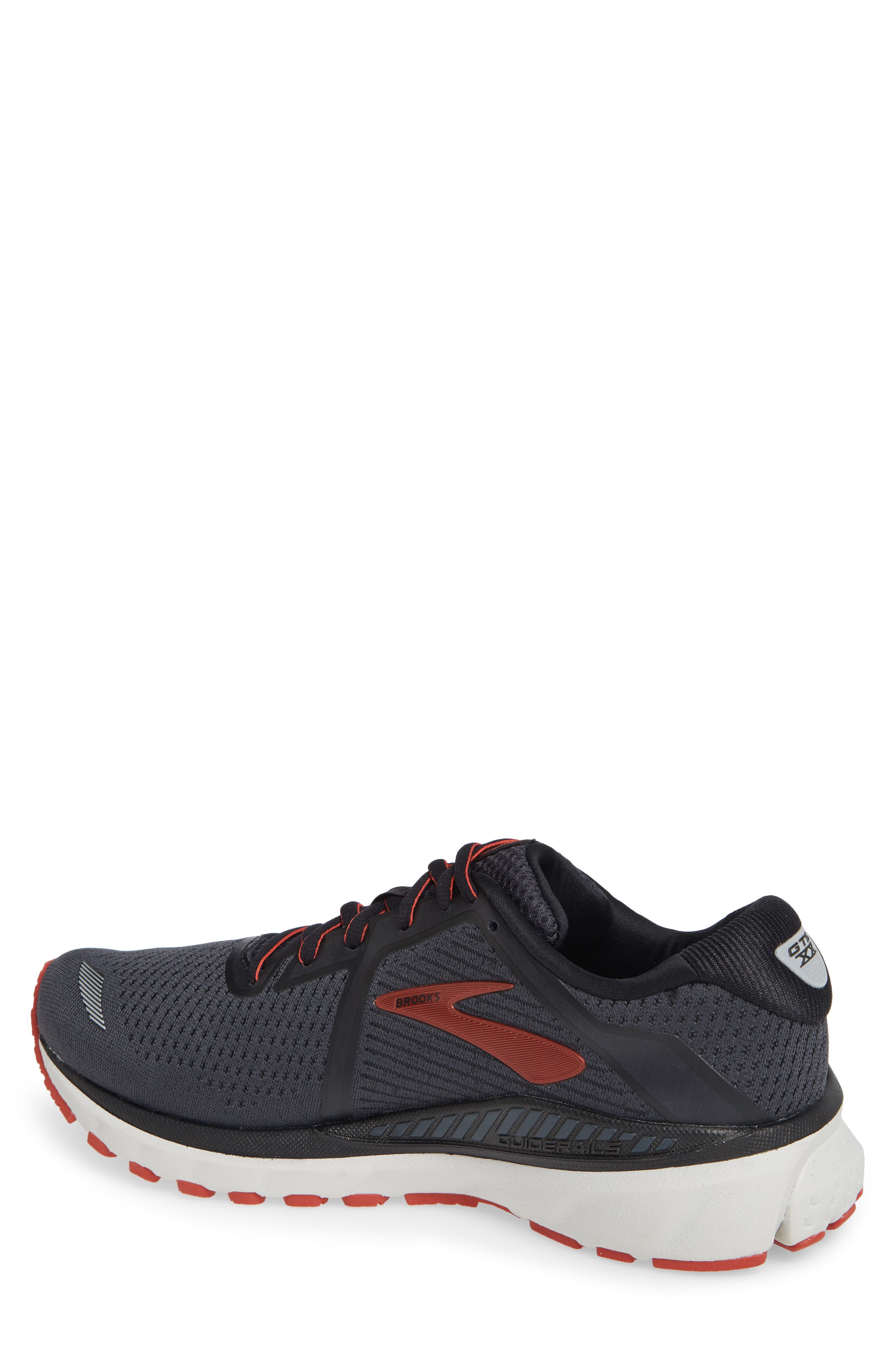 Adrenaline GTS 20 Running Shoe, Alternate, color, BLACK/ EBONY/ KETCHUP