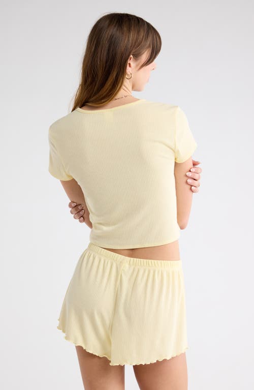 Abound Ribbed Shortie Pajamas