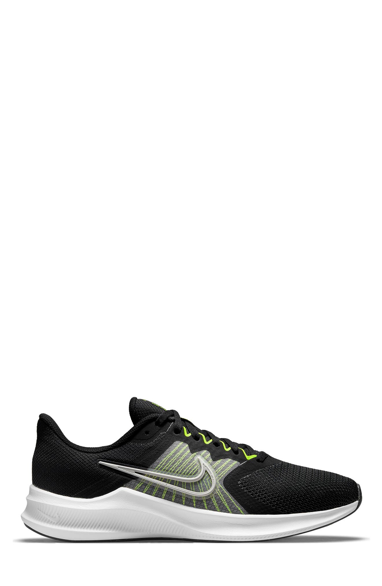 Downshifter 11 Running Sneaker, Alternate, color, 003 BLACK/PTNDST