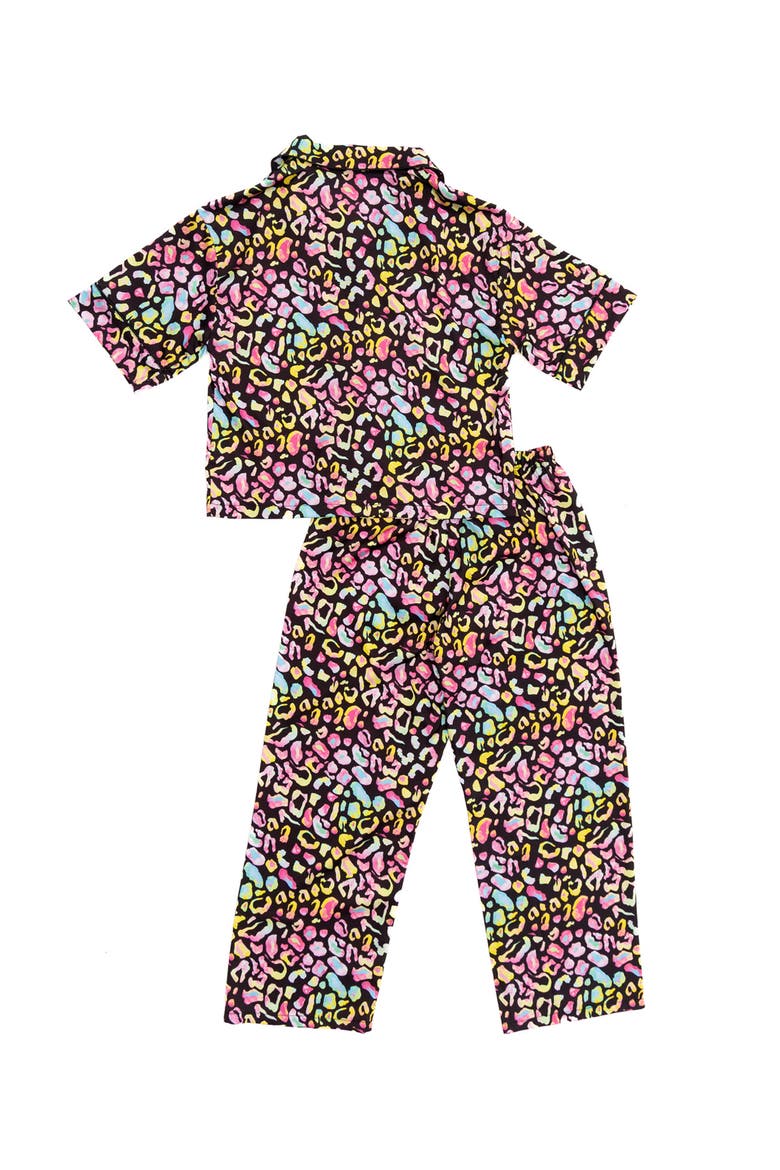 Girls' Bright Animal Silky Set - Little Kid, Big Kid, Alternate, color, Pink