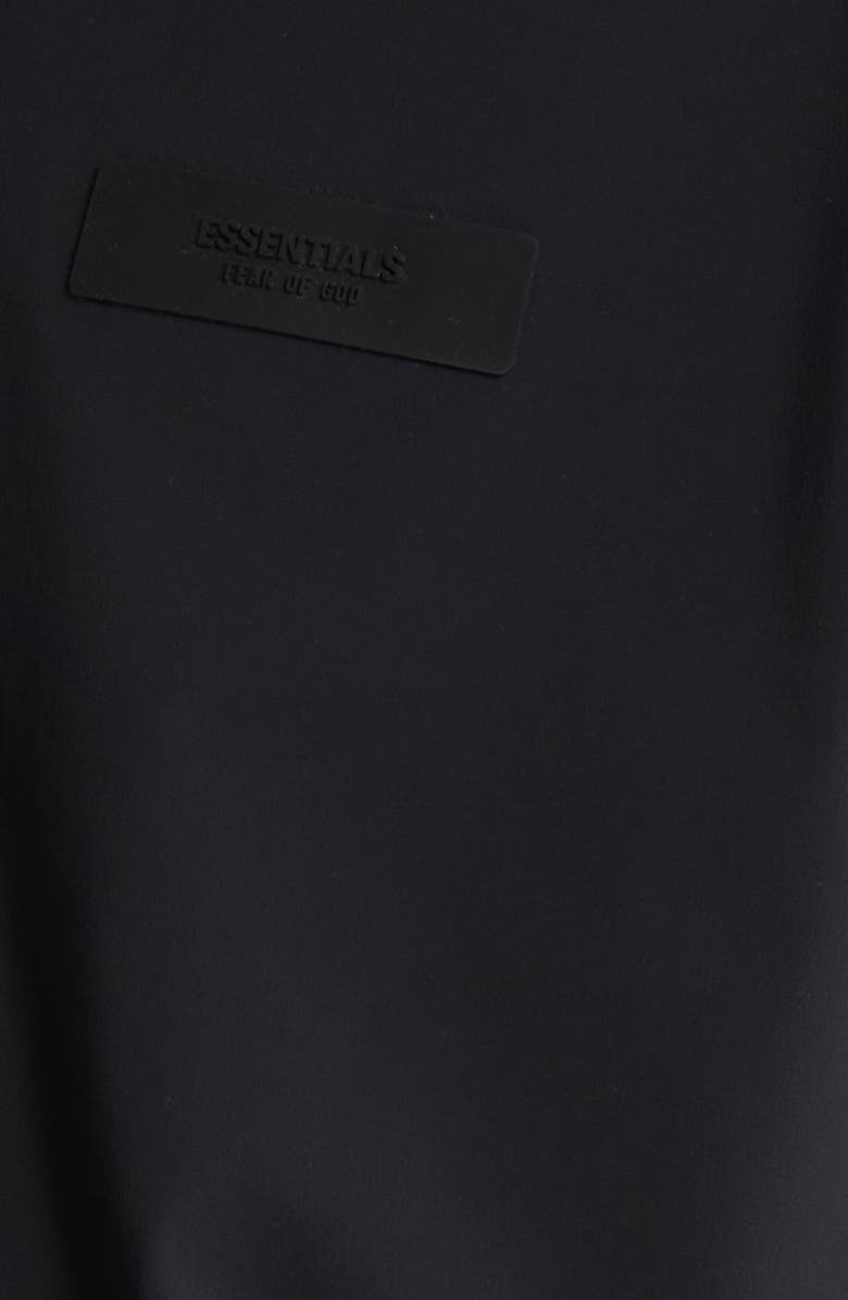 Fear of God Essentials Half Zip Fleece & Nylon Vest, Alternate, color,