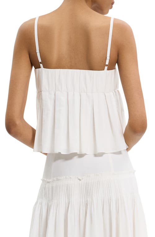 Theory Box Pleat Babydoll Camisole