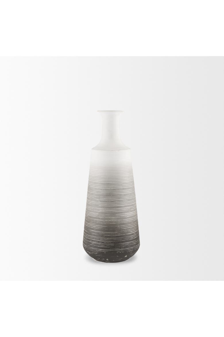 Toru Ombre Metal Vase, Alternate, color, Grey