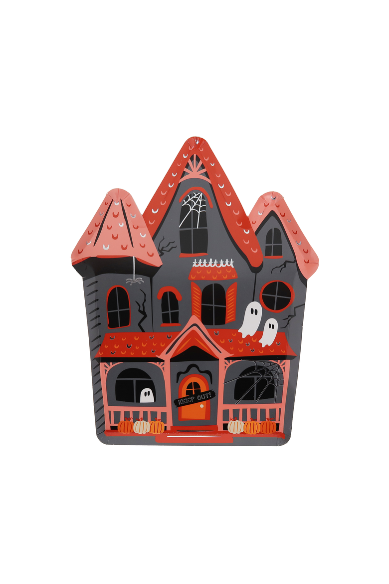 Trick or Treat Street Halloween Haunted House Large Plates, Main, color, Assorted Pre-Pack
