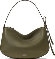 Kate Spade New York large loop pebble leather shoulder bag
