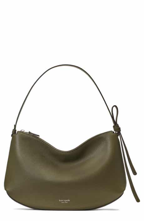 large loop pebble leather shoulder bag