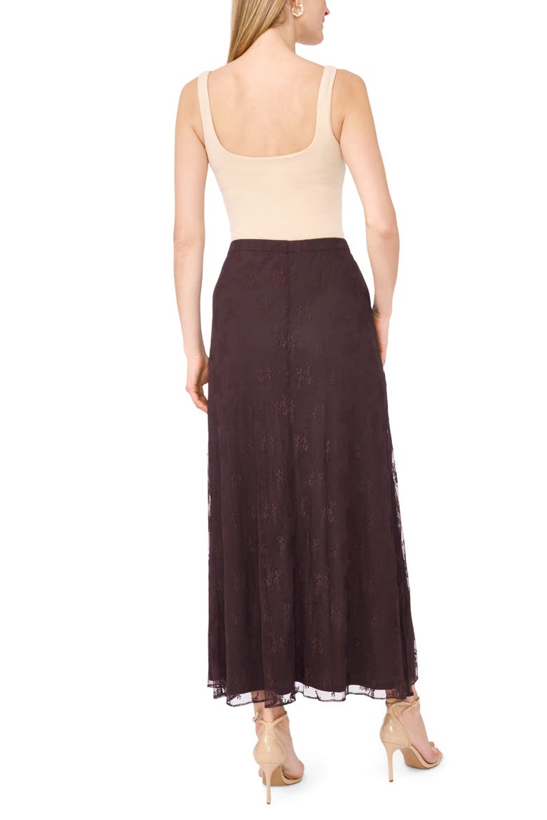 Lace Column Skirt, Alternate, color, DARK CHOCOLATE DELIGHT