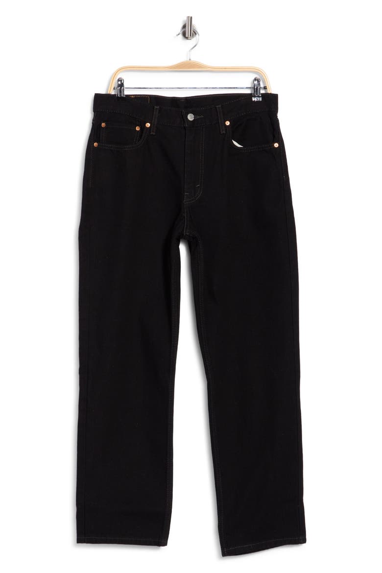 550 Relaxed Regular Rise Straight Leg Jeans, Alternate, color, BLACK 37743