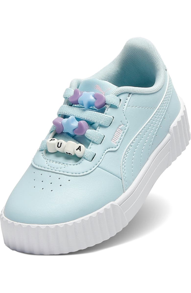 PUMA Kids' Carina 3.0 Sneaker, Alternate, color, Light Aqua/ Pink/ Lavender