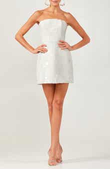 HELSI Linda Sequin Strapless Minidress