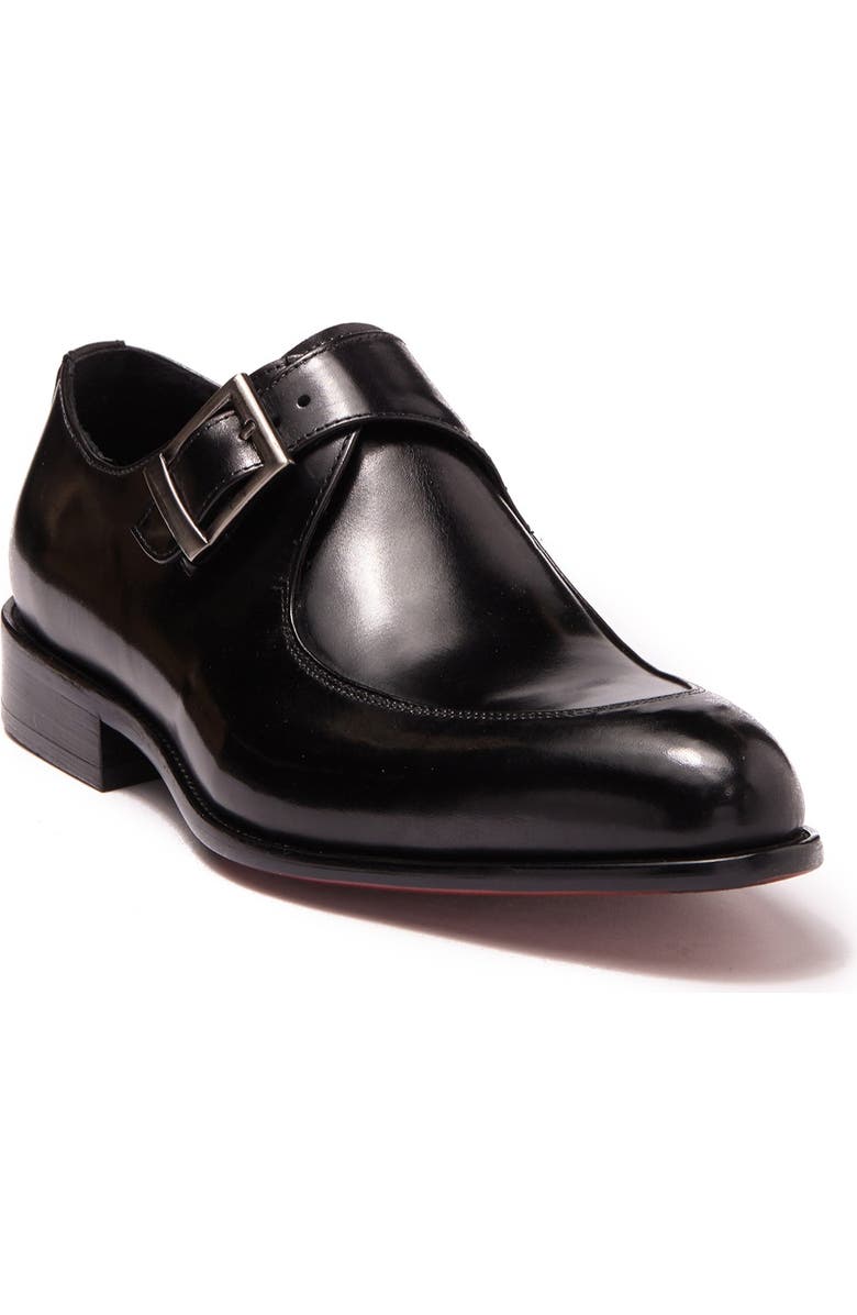 Maison Forte Eli Buckle Strap Leather Loafer, Main, color,