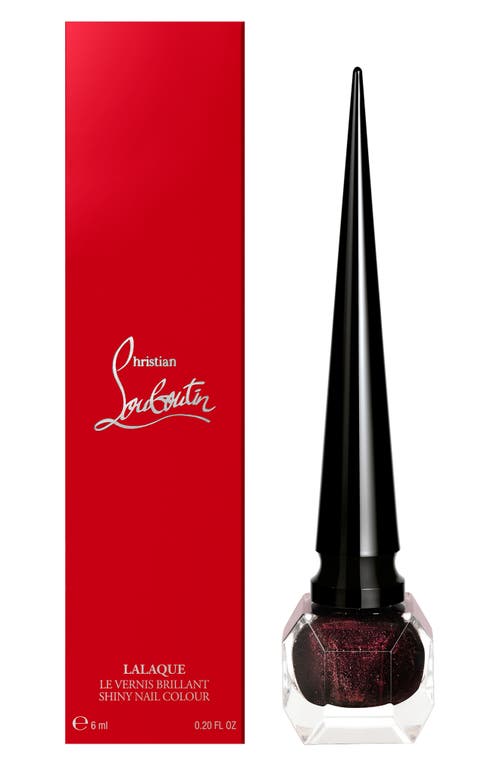 Christian Louboutin Lalaque Le Vernis Brillant In Drama Noir