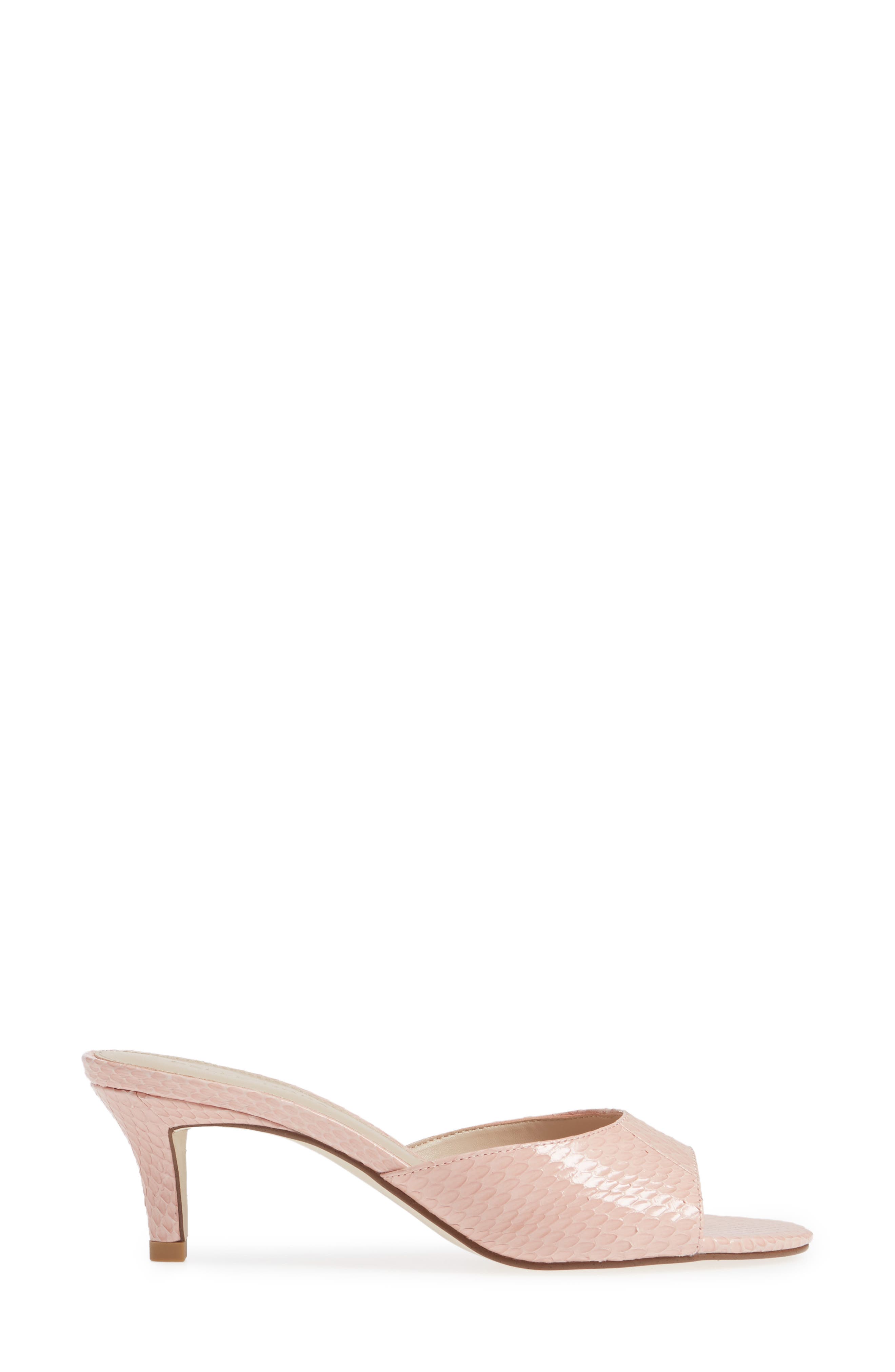 Bex Kitten Heel Slide Sandal, Alternate, color, PEONY PRINT LEATHER
