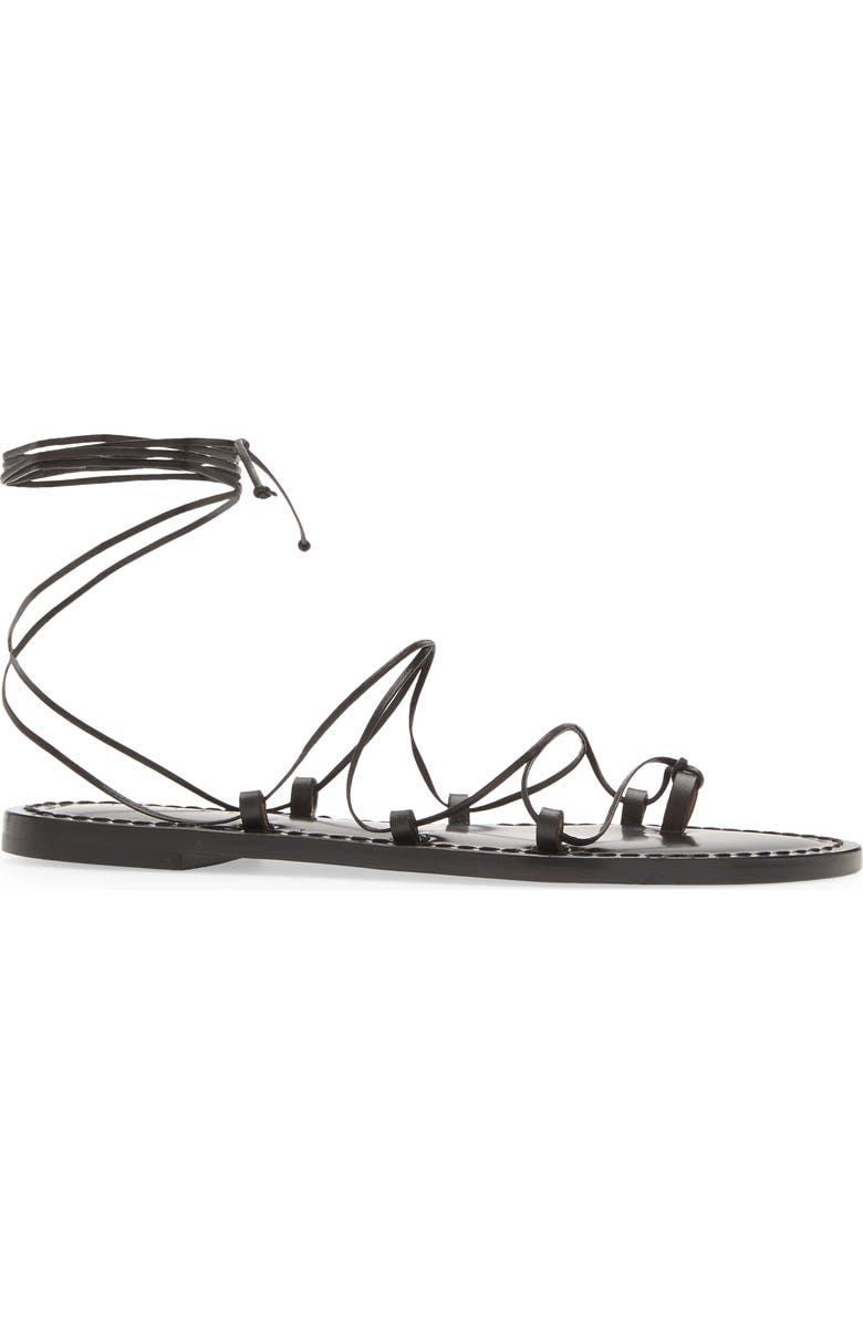 AMANU Style 10 Serengeti Strappy Ankle Tie Sandal, Alternate, color,