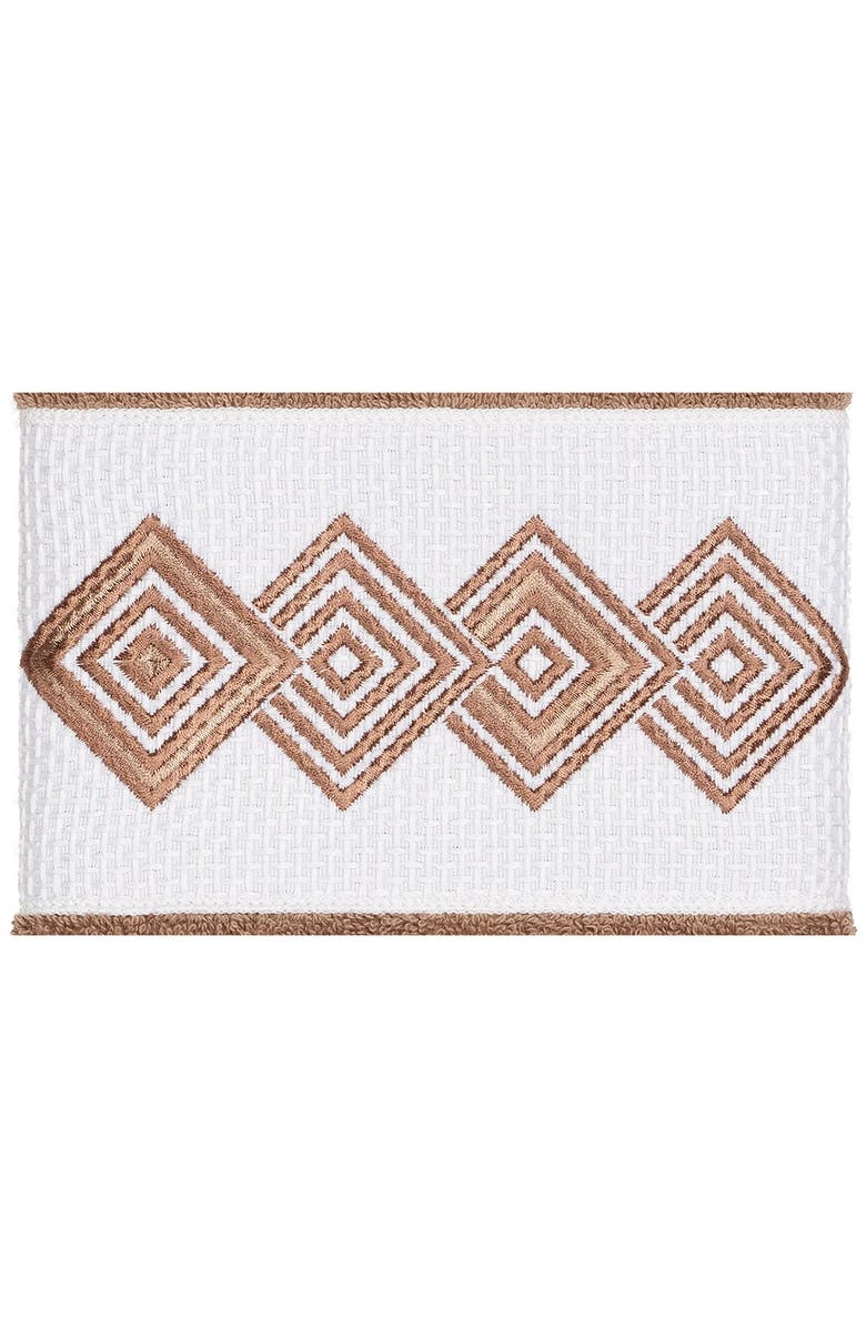 Linum Home Textiles Noah Embellished Hand Towel - Latte, Alternate, color, Latte