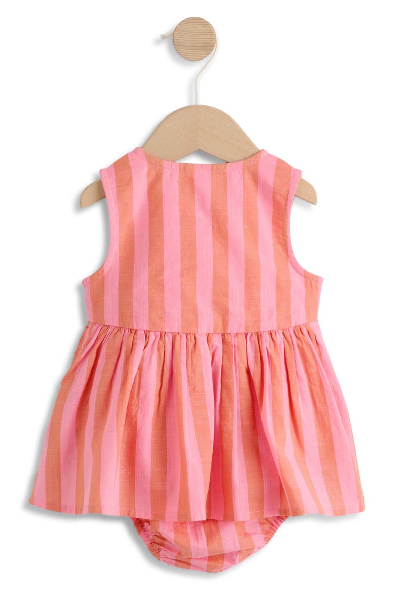 Kids' Stripe Dress & Bloomers Set, Alternate, color, PINK STRIPE