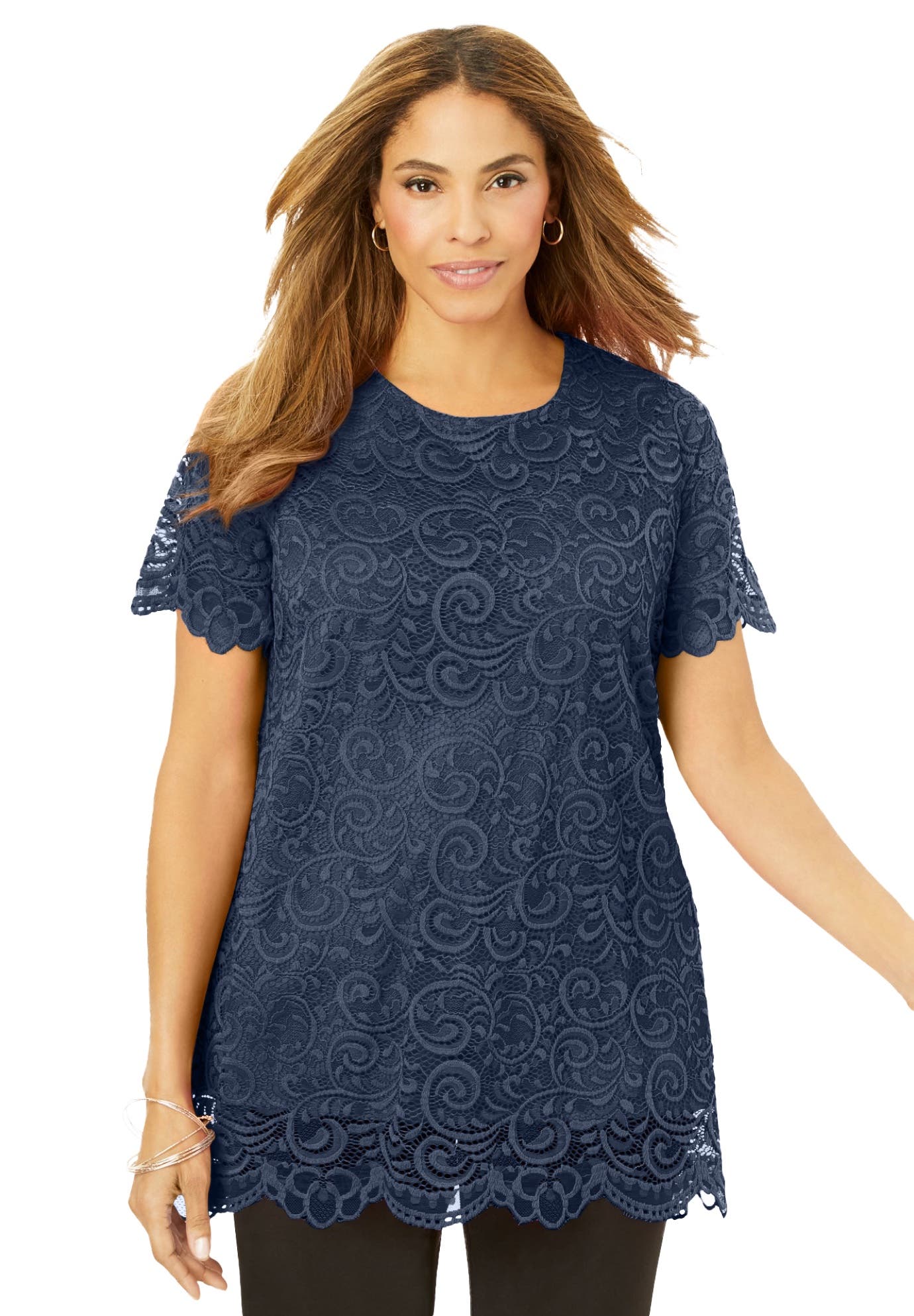 Stretch Lace Tunic - image 5