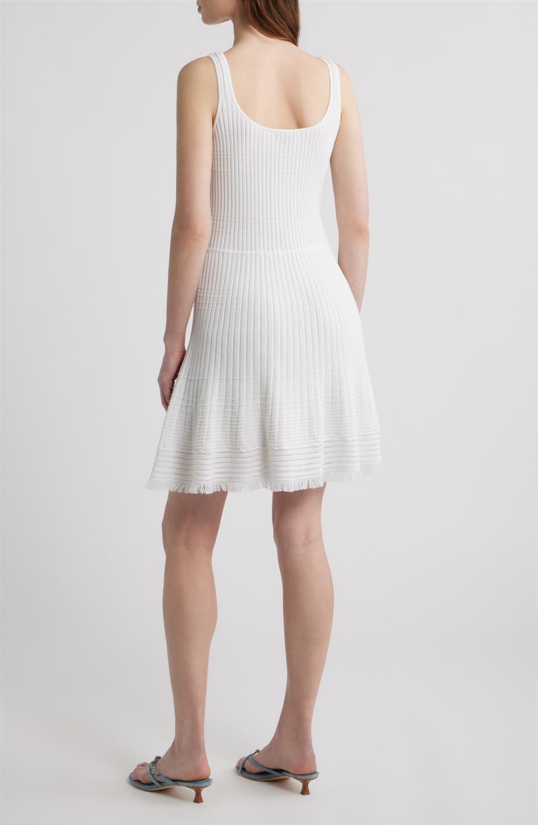 rag & bone Ayan Rib Minidress, Alternate, color, White