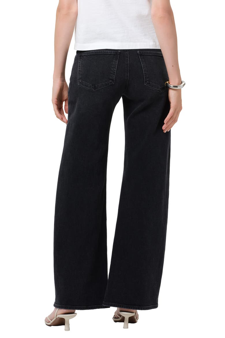 Nora Wide Leg Jeans, Alternate, color, CAYEYE WASHED BLACK