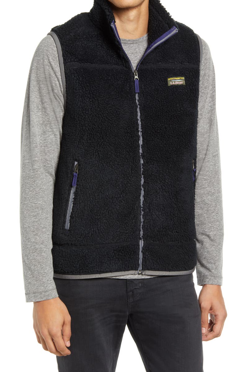 L.L.Bean Mountain Pile Fleece Vest, Alternate, color, 