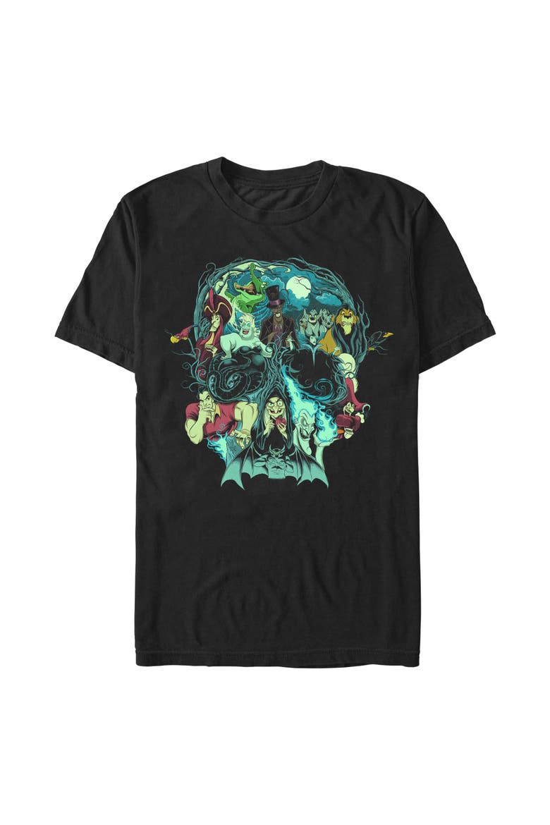 Men's Disney Villainous Wicked  Graphic T-Shirt, Main, color, Black
