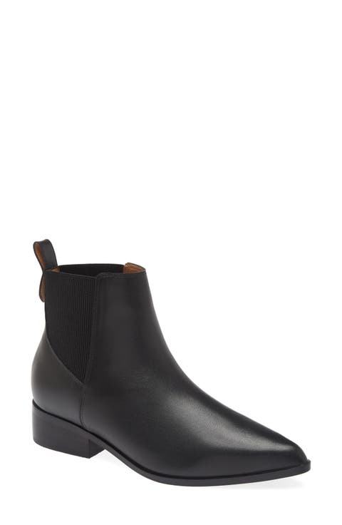 Nina Pointed Toe Chelsea Boot (Women)