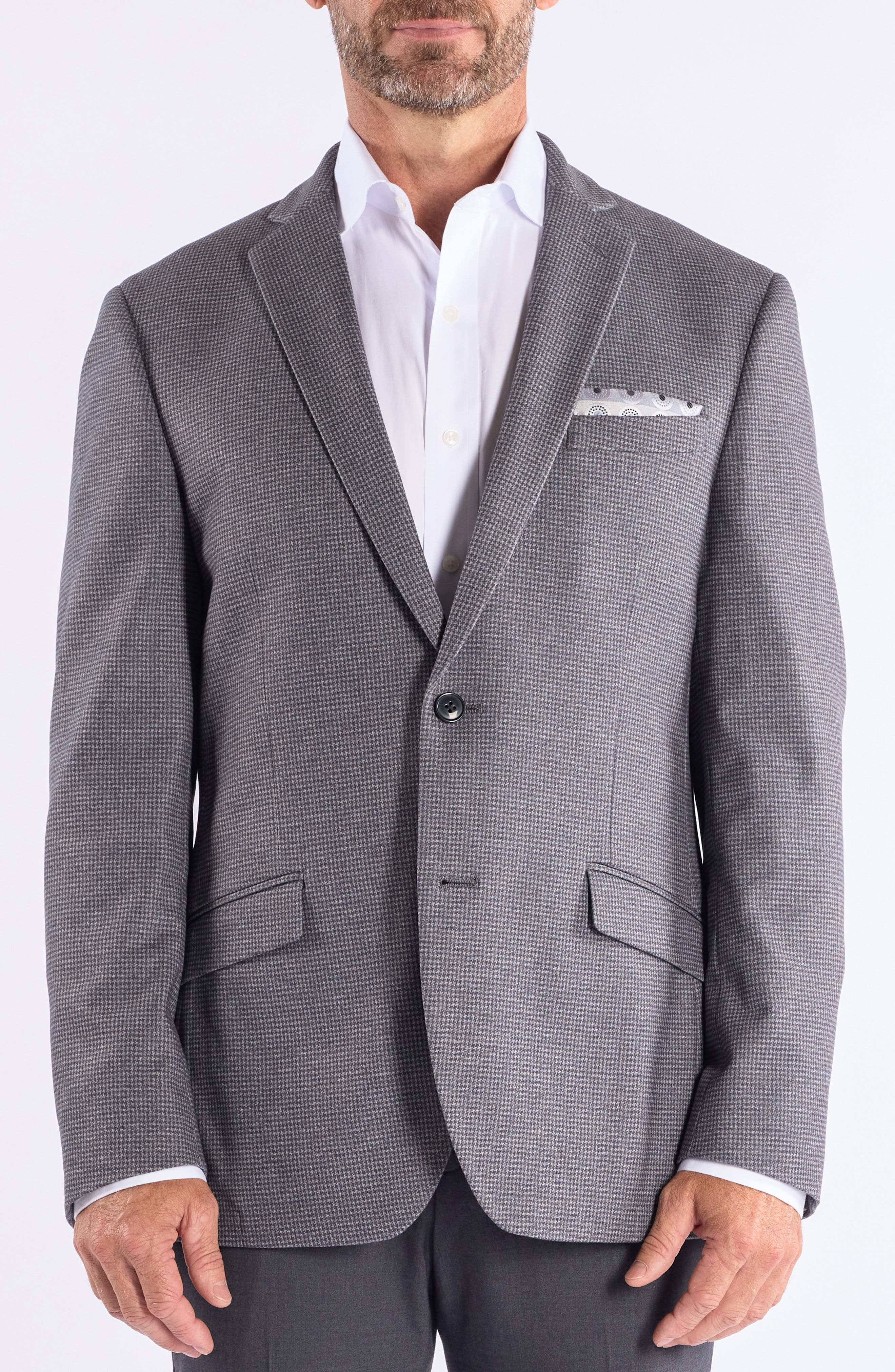 SAVILE ROW CO Check Knit Sport Coat