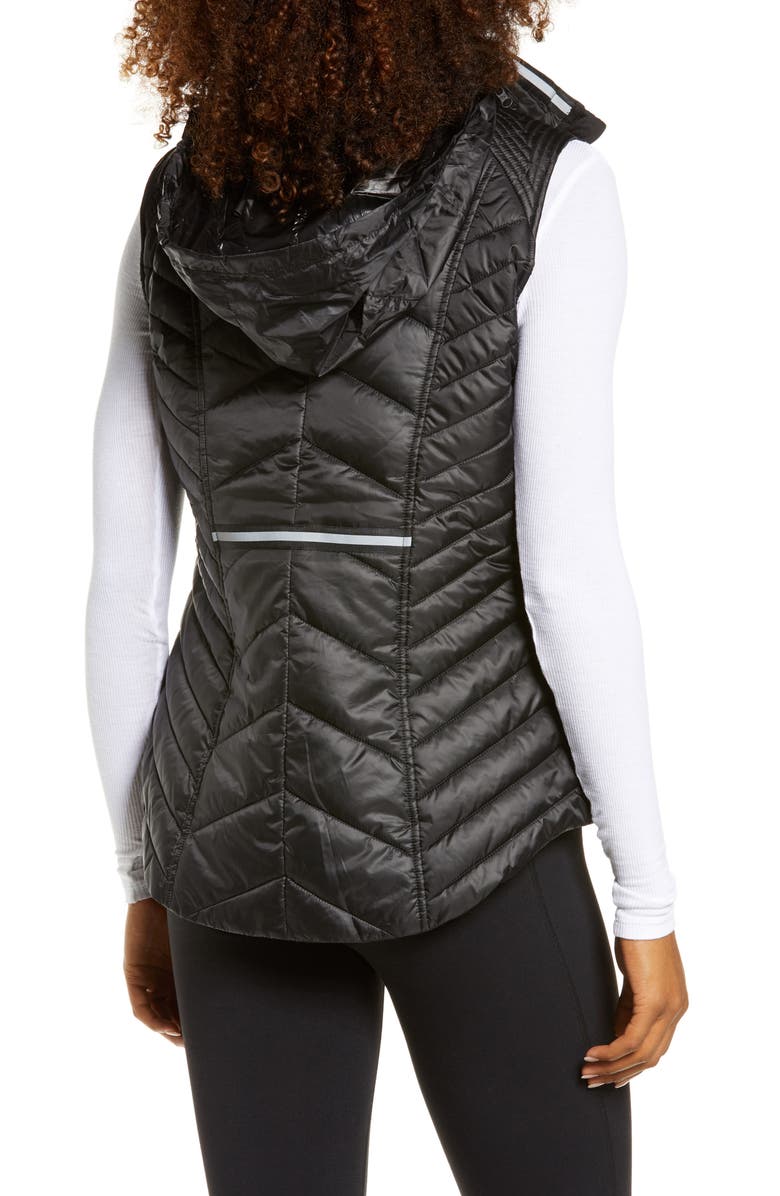 Blanc Noir Heat Smart Quilted Vest, Alternate, color, 