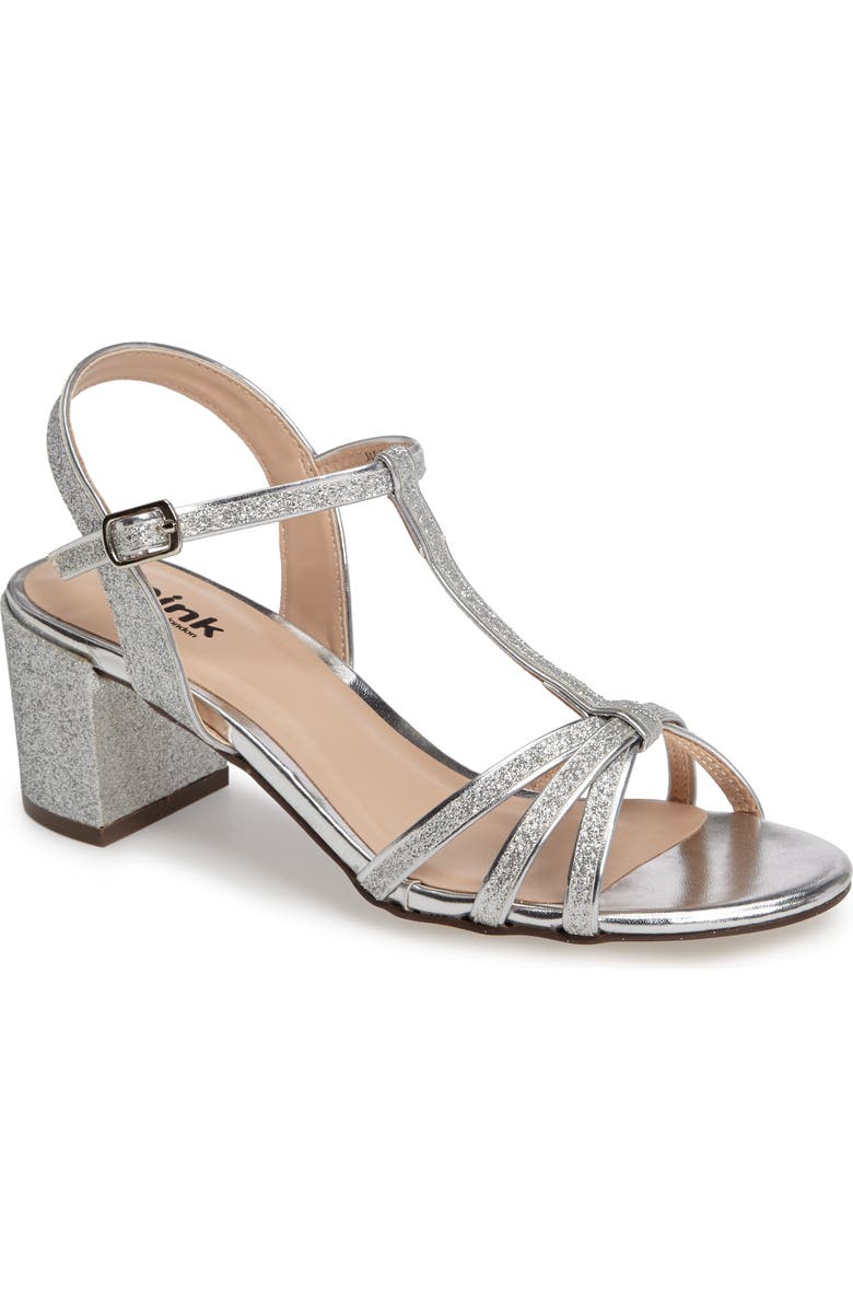 Paradox London Pink Sadie T-Strap Sandal, Main, color,