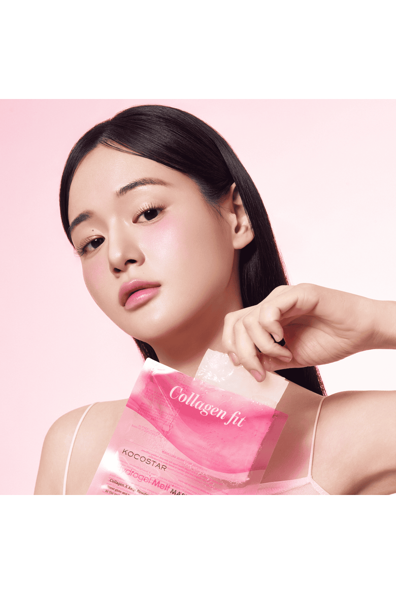 Hydrogel Melt Mask Collagen Fit, Alternate, color, Pink