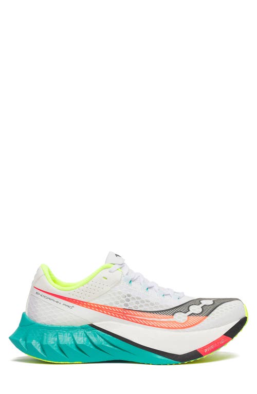 Saucony Endorphin Pro 4 Panelled Mesh Trainers In Multi