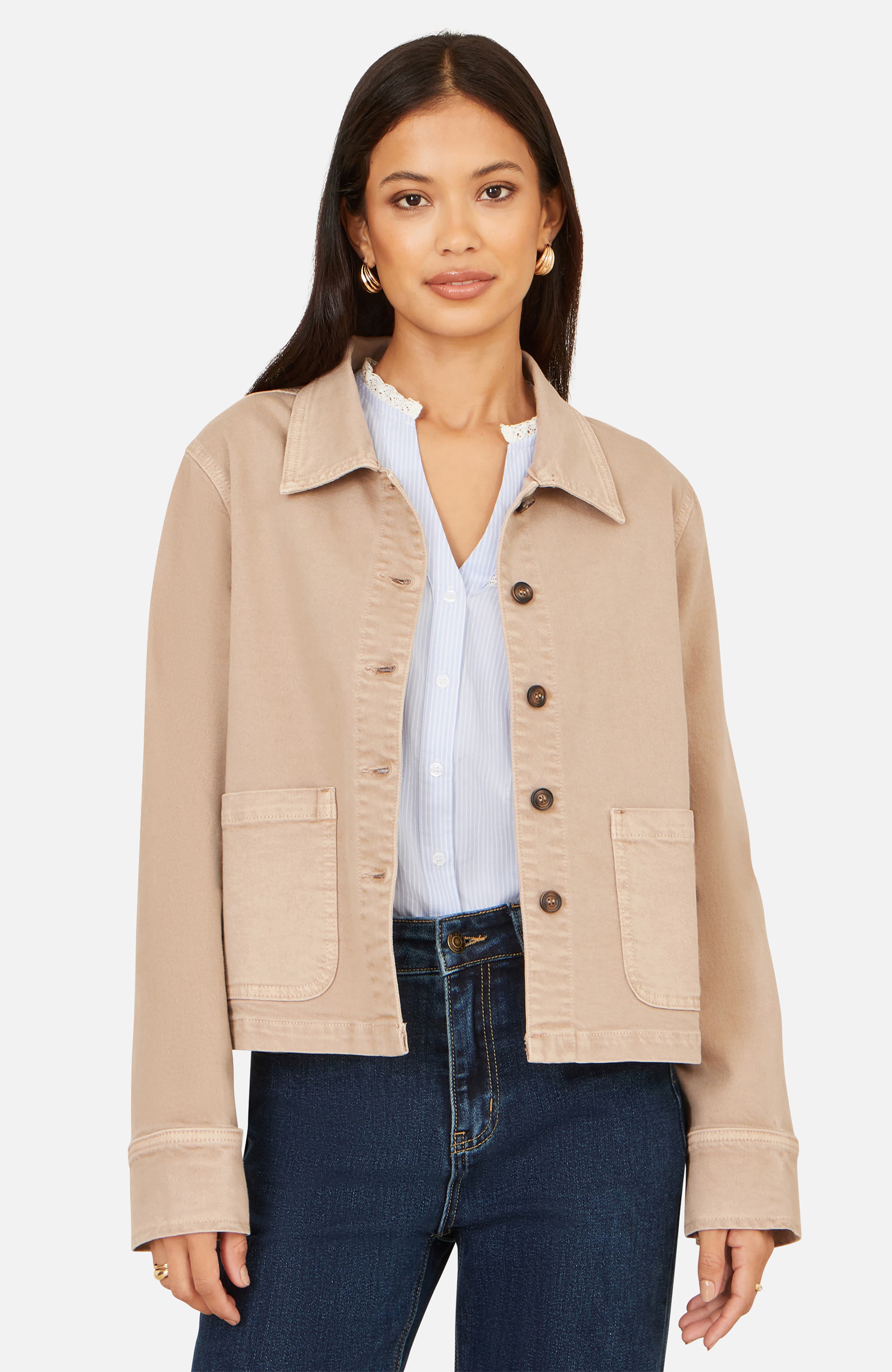 Canvas Patch Pocket Jacket