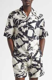Floral Silk Bowling Shirt