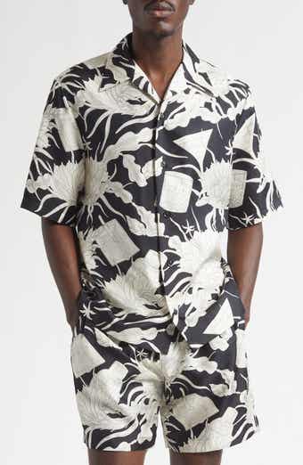 Floral Silk Bowling Shirt