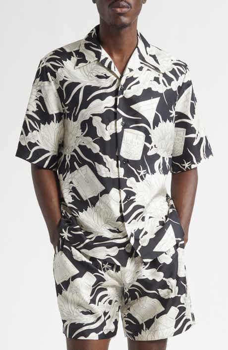 Floral Silk Bowling Shirt