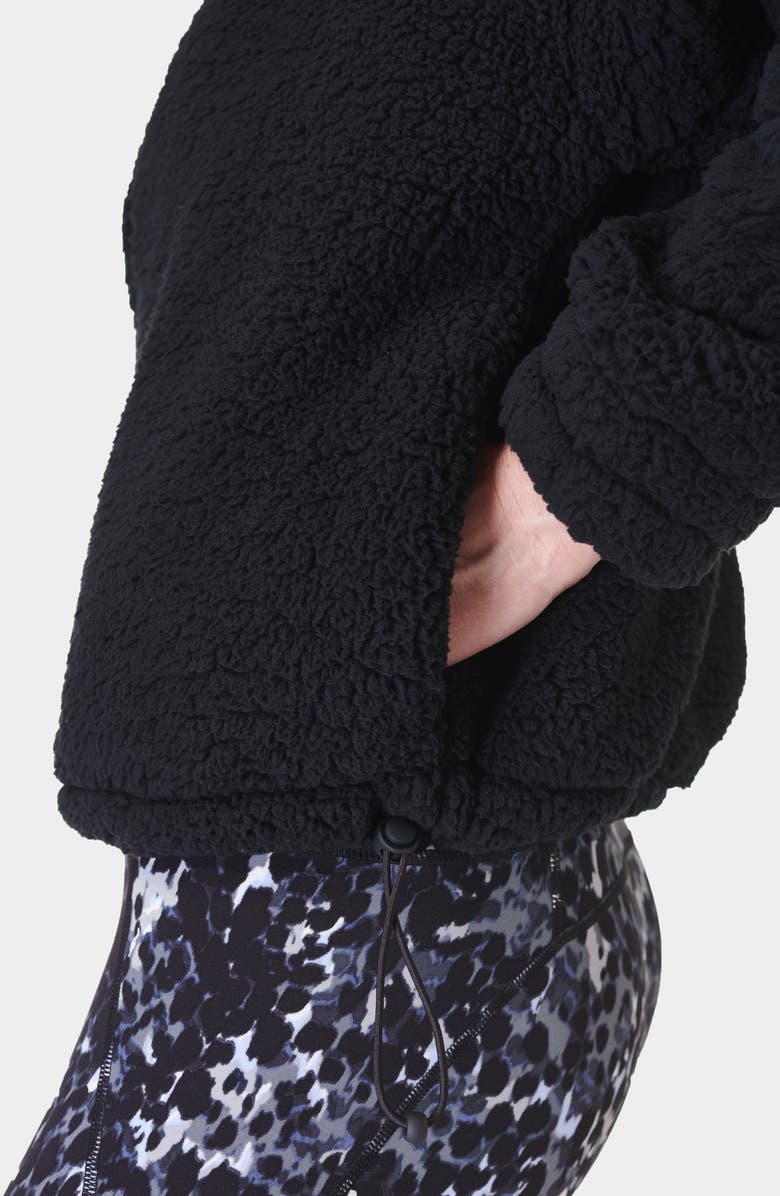 Sweaty Betty Canyon Front Zip High Pile Fleece Jacket, Alternate, color, 