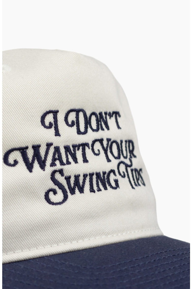 I Don't Want Your Swing Tips Hat, Alternate, color, Bone / Navy