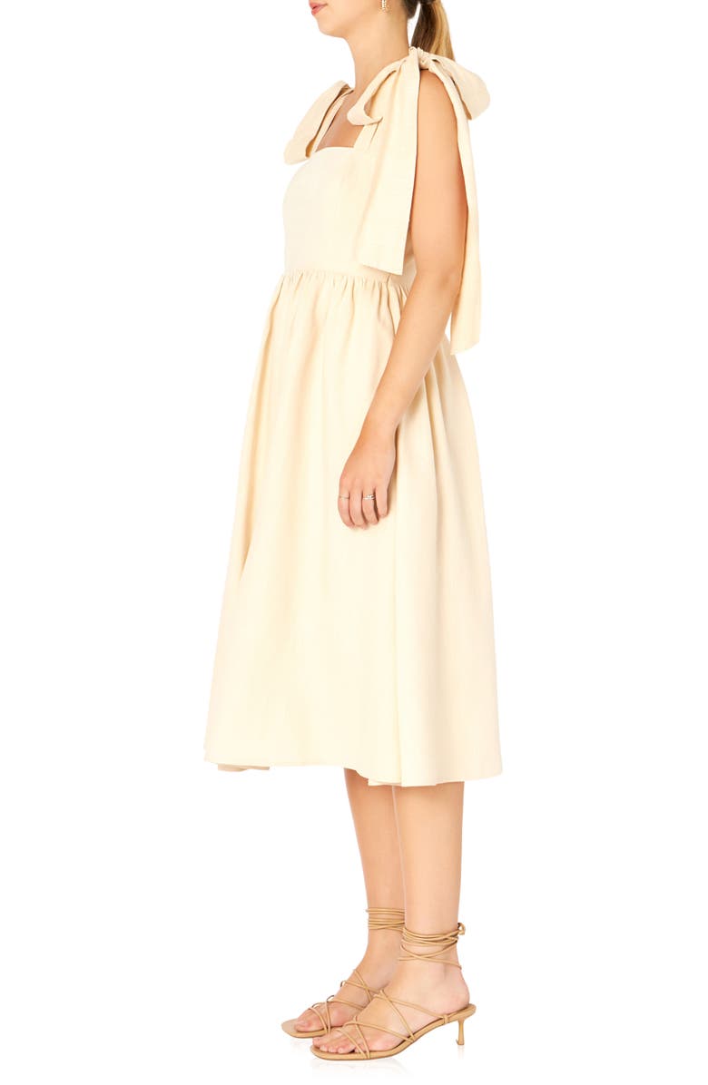 Endless Rose Bow Tie Strap Sundress, Alternate, color,