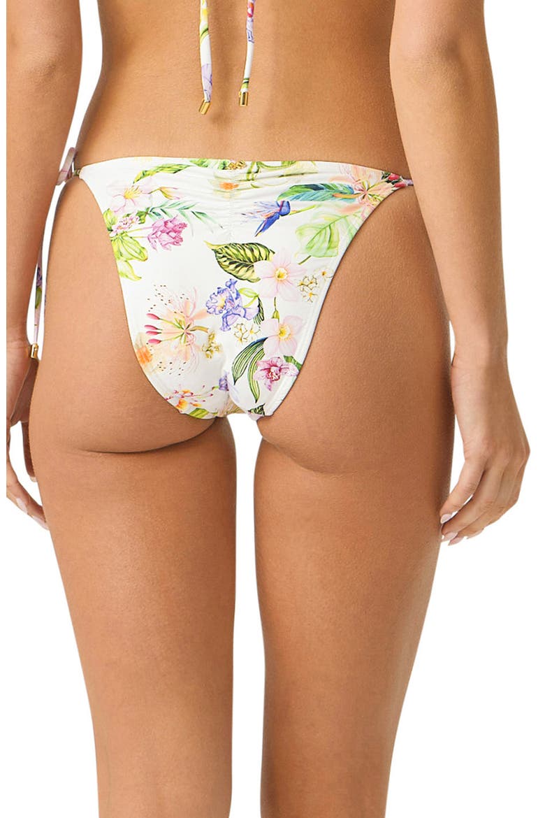 Beaded Embroidered Tie Side Bikini Bottoms, Alternate, color, PARADISE BLOOM