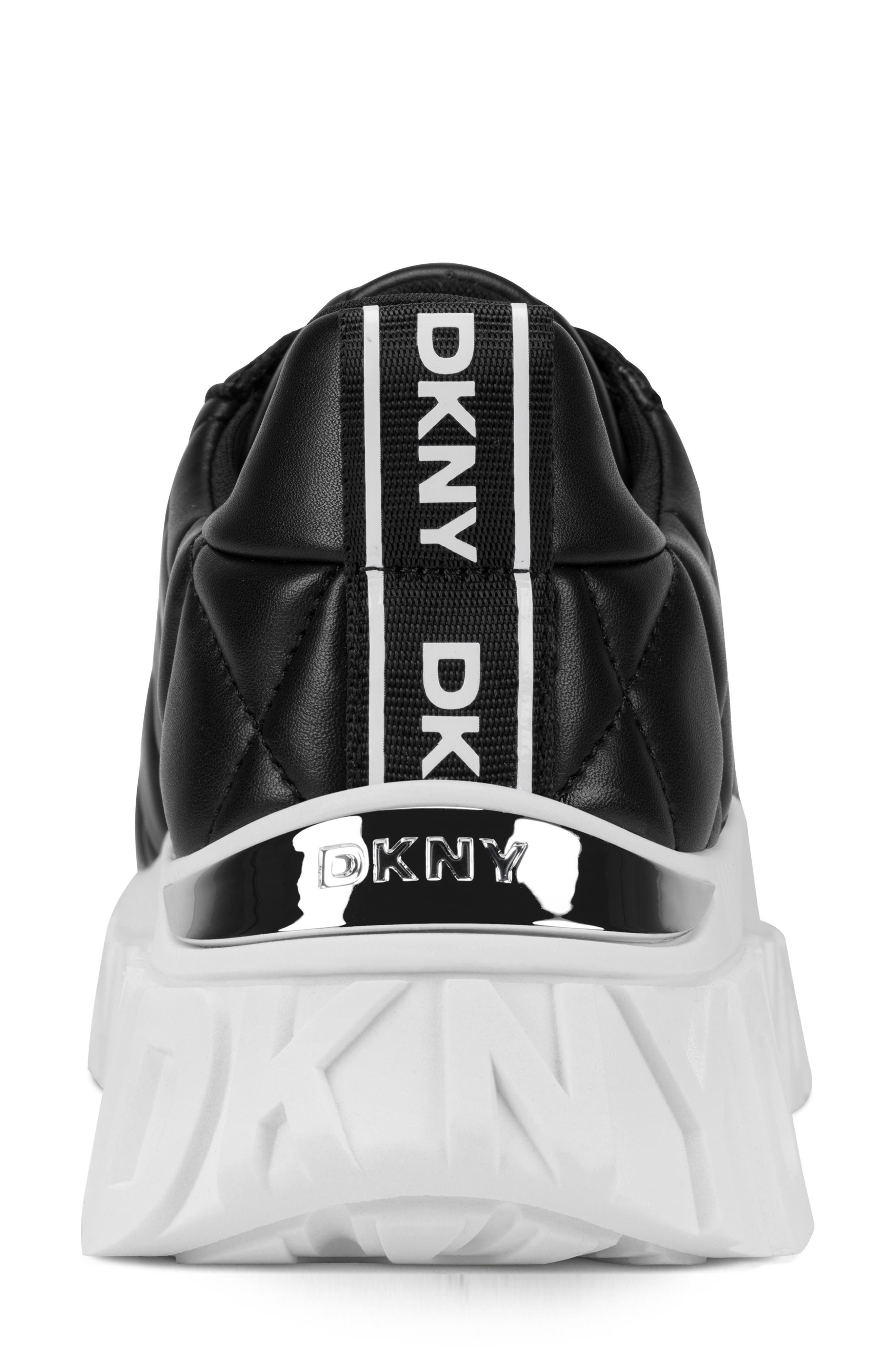DKNY Lathen Platform Sneaker, Alternate, color, Black