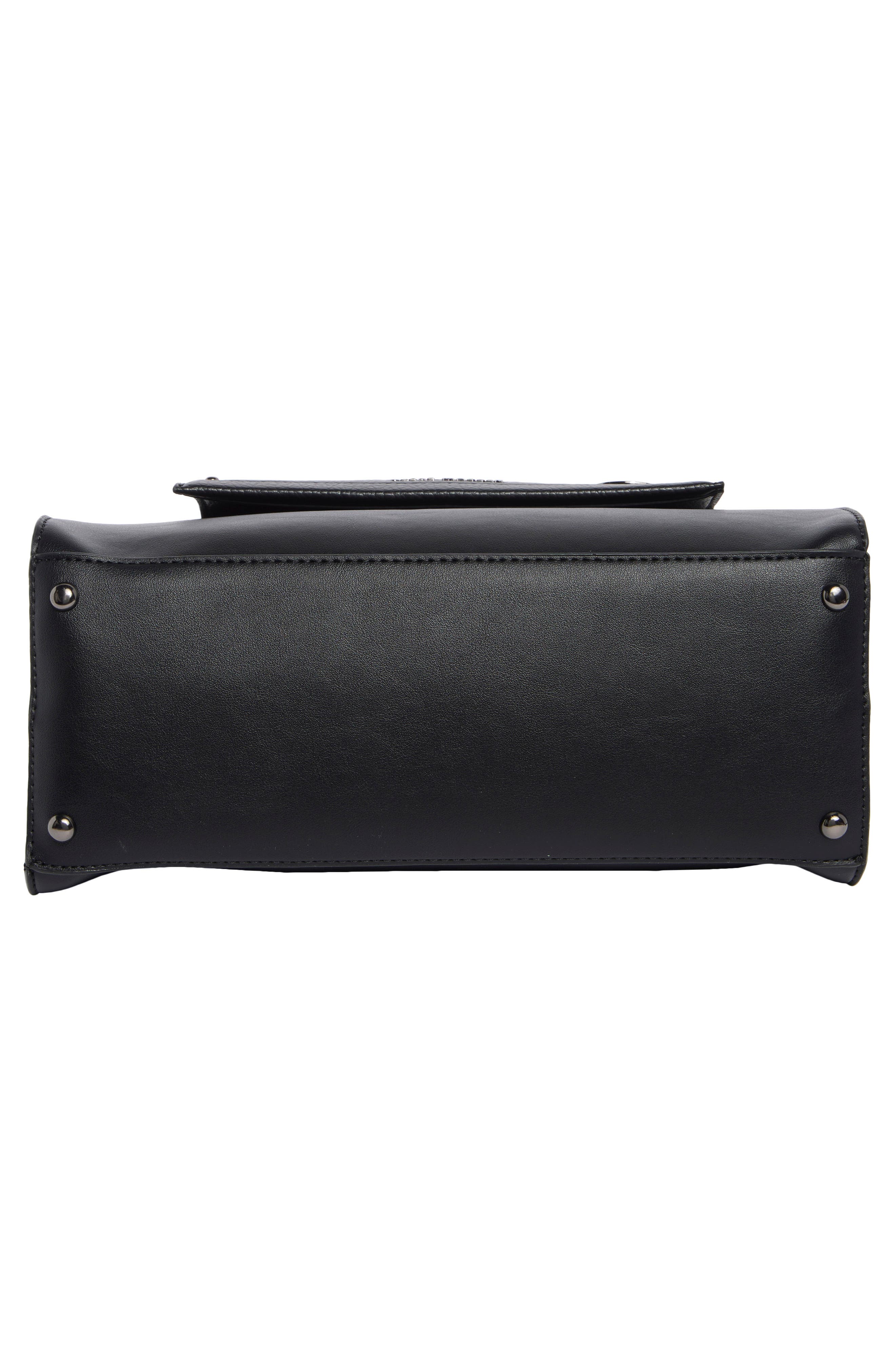 Steve Madden Donegal Satchel, Alternate, color, Black Pebble